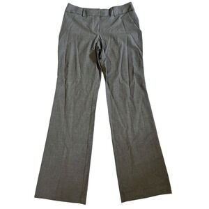 LOFT Women's Gray Flare Leg Julie Trouser Pants Size 10 TALL Casual‎